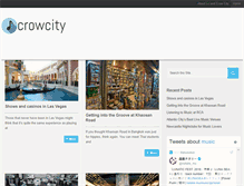 Tablet Screenshot of crowcity.co.uk